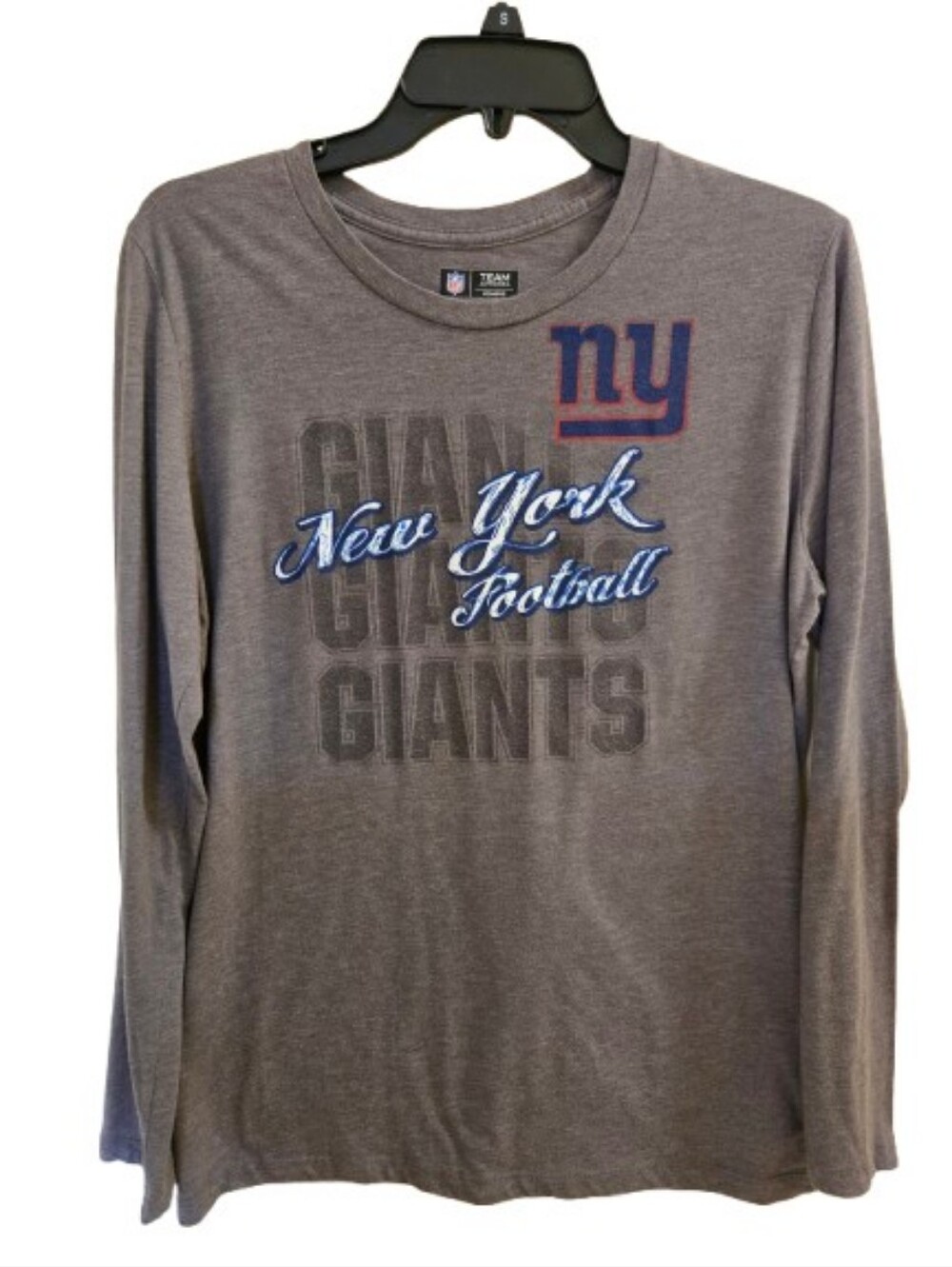 NFL Women's Team Apparel NY Football Giants Long Sleeved Graphic T-shirt